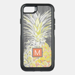 Monogram   Tropical Yellow Pinneapple OtterBox Commuter iPhone SE/8/7 Case