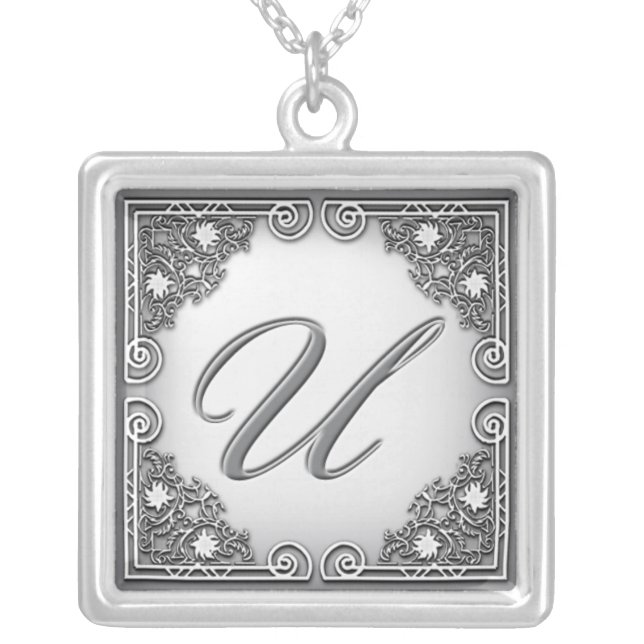 Monogram "U" Necklace (Front)