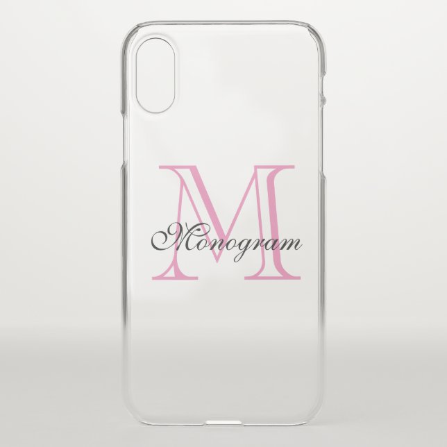 Monogram Uncommon iPhone Case (Back)