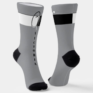 "Monogram V" Socks