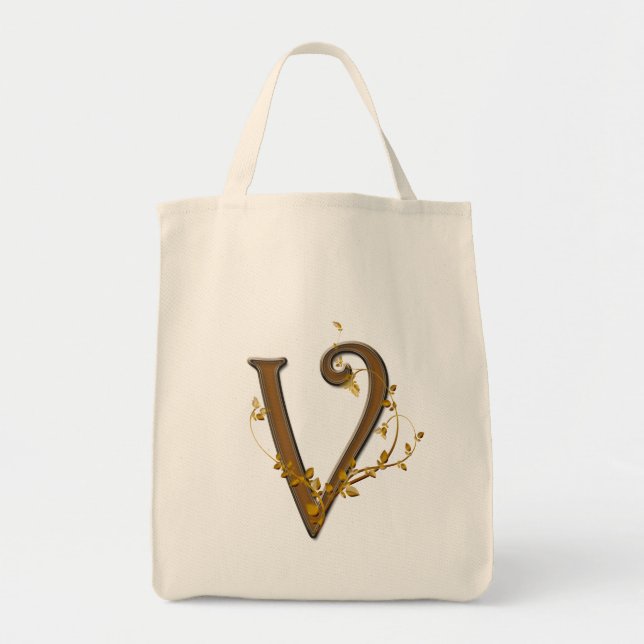 Monogram V Tote Bag (Front)