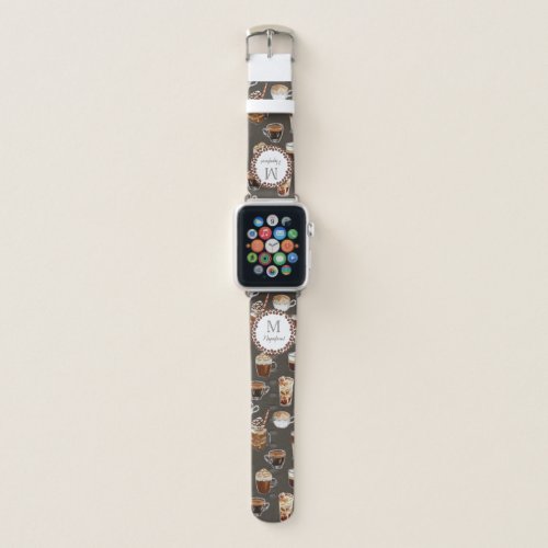 Monogram Venti Coffee Lover Apple Watch Band