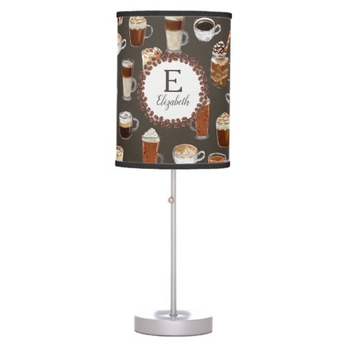 Monogram Venti Coffee Lover Table Lamp