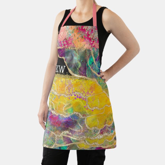 Monogram Version Glam Apron (Insitu)