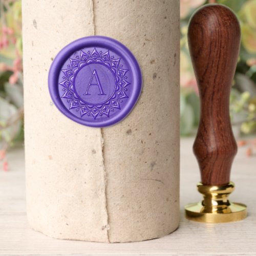 Monogram Victorian Wreath Customize It Wax Stamp