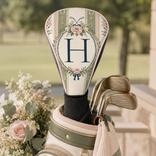 Monogram Vintage Garden Floral  Golf Head Cover