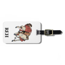 Monogram Vintage Japanese Horse on White