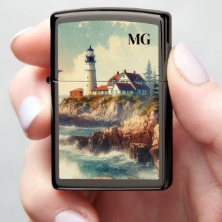 Monogram Vintage Lighthouse 