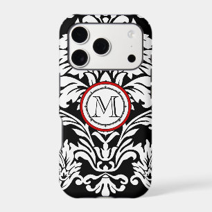 Monogram Vintage Magnolia Flower Pattern iphone 17 Pro Case
