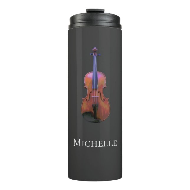 Monogram Viola Thermal Tumbler (Front)