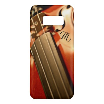 Monogram Violin Music Galaxy S8 Case