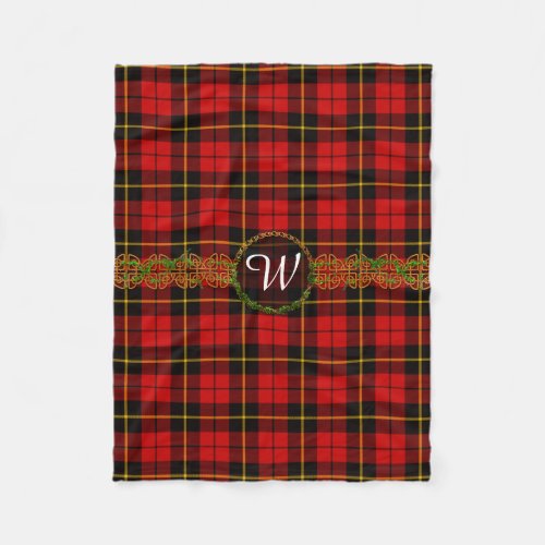 Monogram Wallace Tartan Fleece Blanket