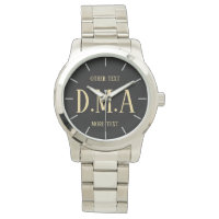 Monogram Watch Men Personalized Elegant Classy 10