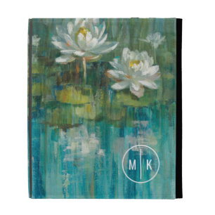 Monogram   Water Lily Pond iPad Case