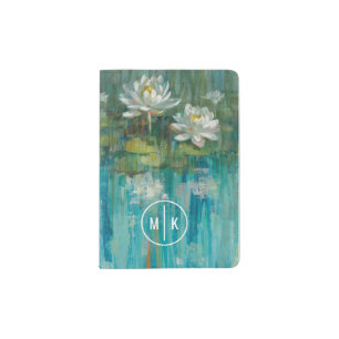 Monogram Water Lily Pond Passport Holder
