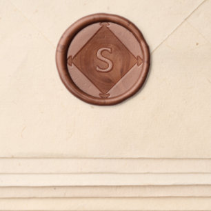 Monogram Wax Seal Sticker