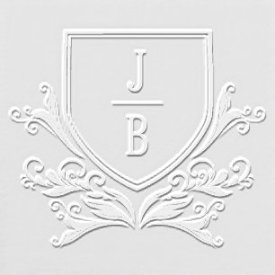 Monogram Wedding Crest Embosser