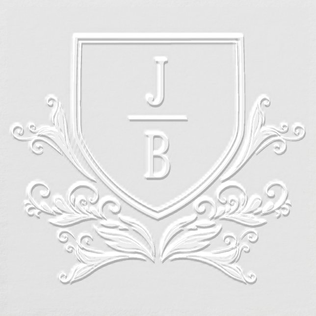 Monogram Wedding Crest Embosser (Design)