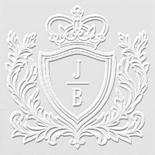 Monogram Wedding Crest Embosser