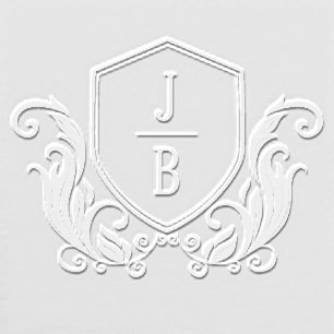 Monogram Wedding Crest Embosser