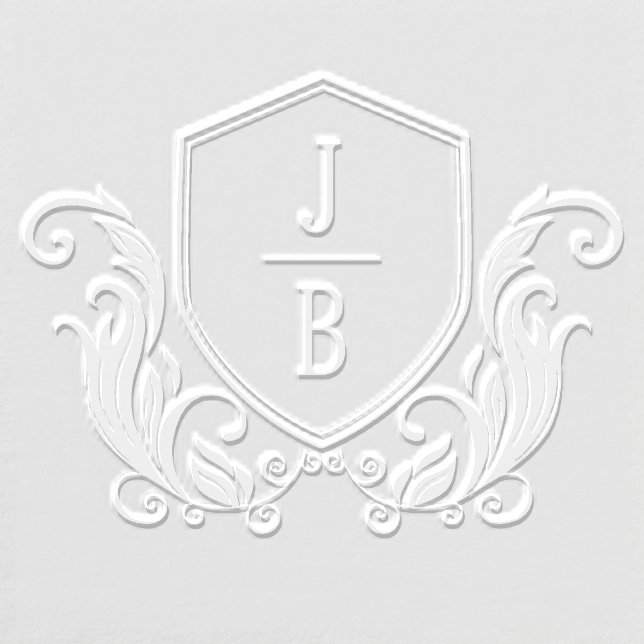 Monogram Wedding Crest Embosser (Design)