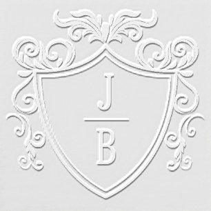 Monogram Wedding Crest Embosser