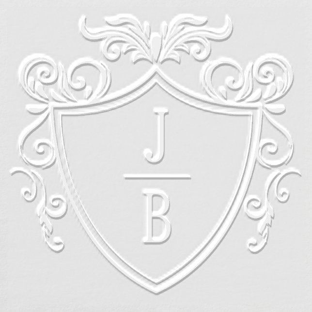 Monogram Wedding Crest Embosser (Design)