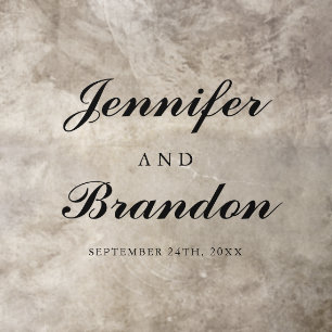 Monogram Wedding Dance Floor Decorations Decals