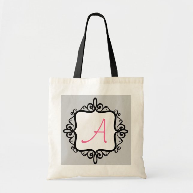 Monogram Wedding Favor Bag (Front)