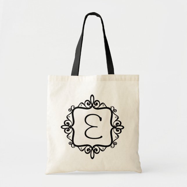 Monogram Wedding Favor Bag (Front)