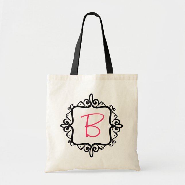 Monogram Wedding Favor Bag (Front)