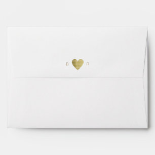 monogram wedding (his & her initials) love envelope