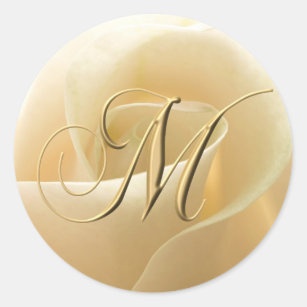 Gold and silver cursive monogram letter m Vector Image