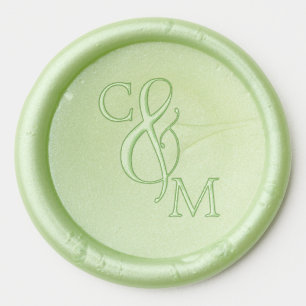 Monogram Wedding Wax Seal Sticker