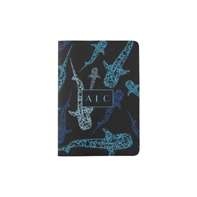 Monogram whale shark passport holder (Front)