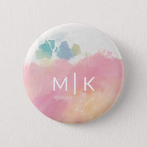 Monogram  What I Saw Upon Waking Pinback Button