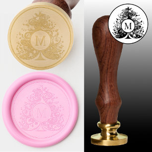 Monogram Whimsical Christmas Tree Custom Wax Seal Stamp