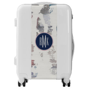 Monogram White Out Crop Luggage