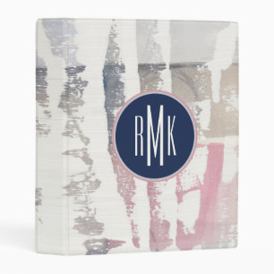 Monogram   White Out Crop Mini Binder