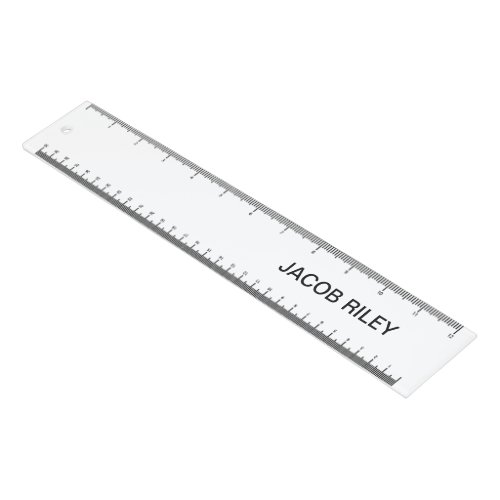 Monogram White Ruler