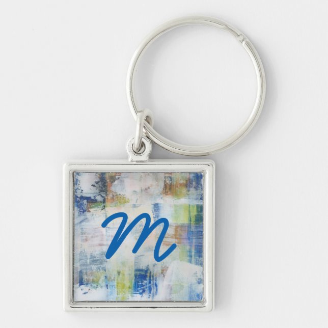 Monogram | White Wash III Keychain (Front)