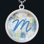 Monogram | White Wash III Silver Plated Necklace<br><div class="desc">Modern</div>