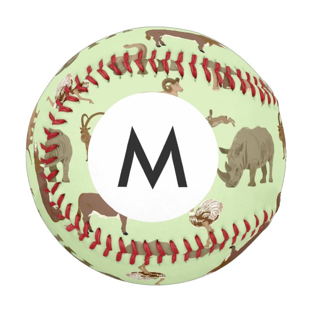 Monogram Wild animals Baseball (Front Left)