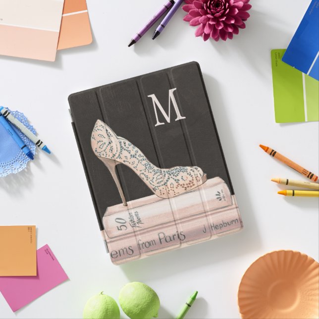 Monogram | Wild Apple | Elegant High Heel Fashion iPad Smart Cover (In Situ)