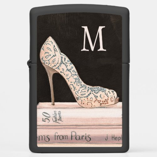 Monogram  Wild Apple  Elegant High Heel Fashion Zippo Lighter