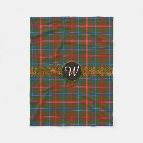 Monogram Wilson Tartan Fleece Blanket