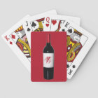 Monogram Wine Bottle Cards