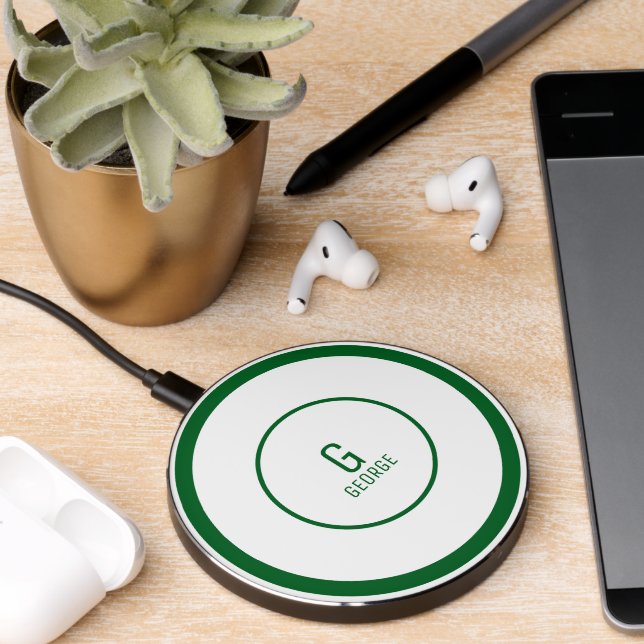 Monogram Wireless Charger (Desk 2)