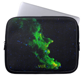 Monogram, Witch Head Nebula deep space image Laptop Sleeve