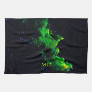 Monogram, Witch Head Nebula deep space image Towel